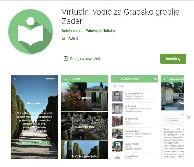 Gradsko groblje Zadar ima svoju mobilnu aplikaciju