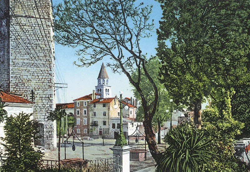 Zeleni Zadar na starim razglednicama - 01