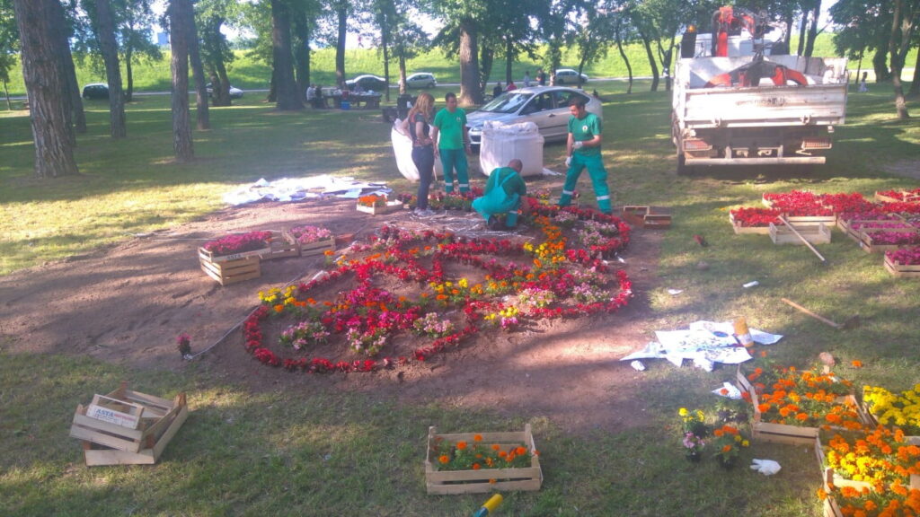 Floraart 2016 instalacija Paška Čipka
